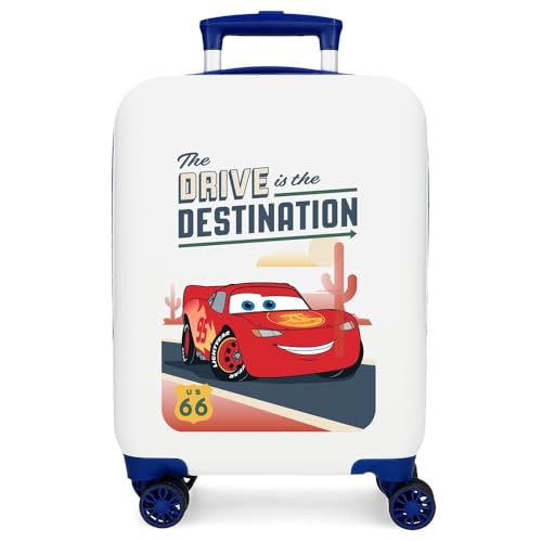 Joumma Disney Destination Cars Kabinenkoffer, weiß, 33 x 50 x 20 cm, starr, 2 kg, 2 kg, 33 l, Handgepäck, weiß, Talla única, Kabinenkoffer Joumma Disney Destination Cars Kabinenkoffer, weiß, 33 x 50 x 20 cm, starr, 2 kg, 2 kg, 33 l, Handgepäck, weiß, Talla única, Kabinenkoffer von Disney