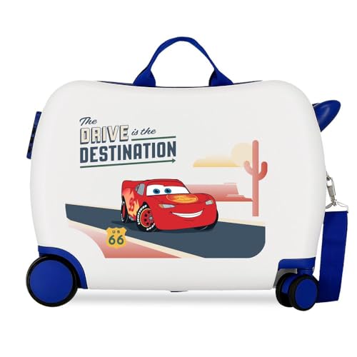 Joumma Disney Destination Cars Kinderkoffer weiß 50 x 38 x 20 cm starr 1,8 kg Seitenkombinationsverschluss ABS 1,8 kg 38 l Handgepäck, weiß, Talla única, Kinderkoffer Joumma Disney Destination Cars Kinderkoffer weiß 50 x 38 x 20 cm starr 1,8 kg Seitenkombinationsverschluss ABS 1,8 kg 38 l Handgepäck, weiß, Talla única, Kinderkoffer von Disney