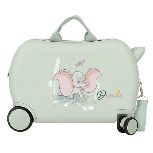 Joumma Disney Dumbo Kinderkoffer, Grün, 45 x 31 x 20 cm, starr, 1,8 kg, ABS-Seitenkombinationsverschluss, 1,8 kg, 27,9 l, Handgepäck, grün, Talla única, Kinderkoffer Joumma Disney Dumbo Kinderkoffer, Grün, 45 x 31 x 20 cm, starr, 1,8 kg, ABS-Seitenkombinationsverschluss, 1,8 kg, 27,9 l, Handgepäck, grün, Talla única, Kinderkoffer von Disney