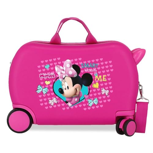 Joumma Disney Enjoy Minnie, Kinderkoffer, Rosa, 45 x 31 x 20 cm, starr, ABS, 24,6 l, 1,8 kg, 4 Räder, Handgepäck, Rosa, Kinderkoffer Joumma Disney Enjoy Minnie, Kinderkoffer, Rosa, 45 x 31 x 20 cm, starr, ABS, 24,6 l, 1,8 kg, 4 Räder, Handgepäck, Rosa, Kinderkoffer von Disney