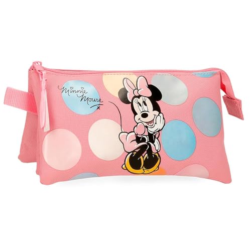 Joumma Disney Federmäppchen, Motiv: Minnie, Coquette, 22 x 12 x 5 cm, Polyester, 1,32 l, Rosa, Talla única, Dreifachmäppchen Joumma Disney Federmäppchen, Motiv: Minnie, Coquette, 22 x 12 x 5 cm, Polyester, 1,32 l, Rosa, Talla única, Dreifachmäppchen von Enso