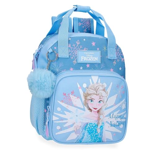 Disney Joumma Frozen Magic Ice Vorschulrucksack Blau 23x28x10 cm Polyester 6,44l, blau, Vorschule Rucksack von Disney