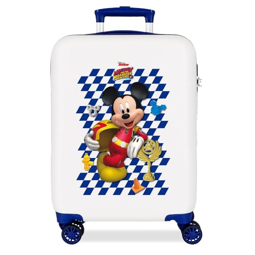 Joumma Disney Good Mood, Kabinenkoffer, weiß, 37 x 55 x 20 cm, starr, 2 kg, 2 kg, 35 l, Handgepäck, weiß, Talla única, Kabinenkoffer Joumma Disney Good Mood, Kabinenkoffer, weiß, 37 x 55 x 20 cm, starr, 2 kg, 2 kg, 35 l, Handgepäck, weiß, Talla única, Kabinenkoffer von Disney