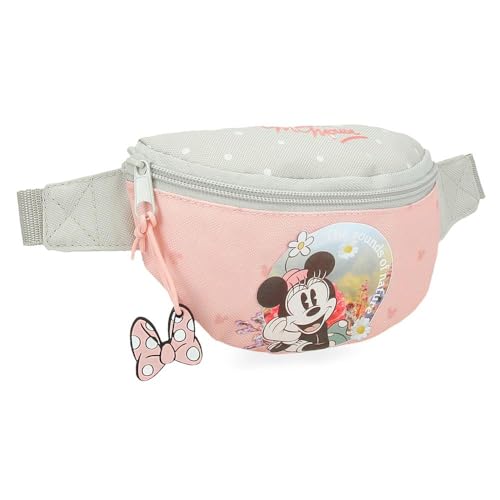 Joumma Disney Gürteltasche Minnie, Wildnatur, Grün, 27 x 11 x 6,5 cm, Polyester, grün, Hüfttasche von Disney