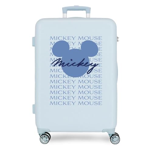 Joumma Disney Have A Good Time-Koffer, mittelgroß, blau, 42 x 65 x 23 cm, starr, 3,22 kg, 3,22 kg, 56 flexibel, blau, Talla única, Mittelgroßer Koffer Joumma Disney Have A Good Time-Koffer, mittelgroß, blau, 42 x 65 x 23 cm, starr, 3,22 kg, 3,22 kg, 56 flexibel, blau, Talla única, Mittelgroßer Koffer von Disney