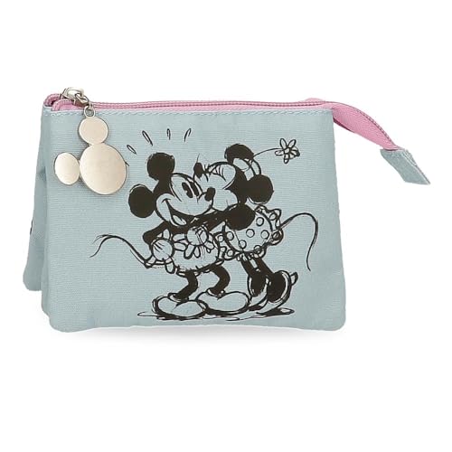 Joumma Disney Kisses M&M Geldbörse, Blau, 14 x 10 x 3,5 cm, Polyester, blau, geldbörse Joumma Disney Kisses M&M Geldbörse, Blau, 14 x 10 x 3,5 cm, Polyester, blau, geldbörse von Disney