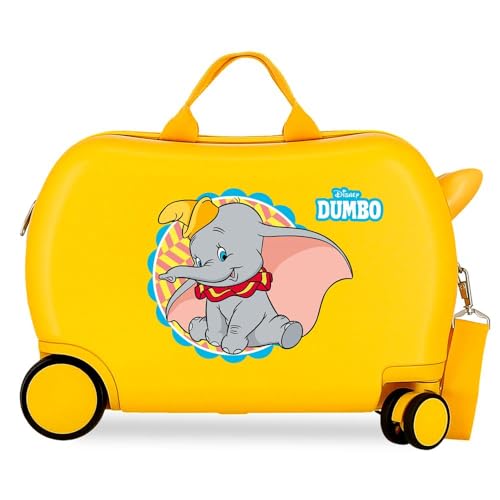 Joumma Disney Klassischer Kinderkoffer, Gelb, 45 x 31 x 20 cm, starr, 1,8 kg, seitlicher Kombinationsverschluss, ABS, 1,8 kg, 27,9 l, Handgepäck, gelb, Talla única, Kinderkoffer Joumma Disney Klassischer Kinderkoffer, Gelb, 45 x 31 x 20 cm, starr, 1,8 kg, seitlicher Kombinationsverschluss, ABS, 1,8 kg, 27,9 l, Handgepäck, gelb, Talla única, Kinderkoffer von Disney