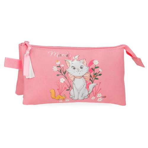 Joumma Disney Marie Aristocats Federmäppchen mit 3 Fächern, Rosa, 22 x 12 x 5 cm, Polyester, 1,32 l, Rosa, Talla única, Dreifachmäppchen Joumma Disney Marie Aristocats Federmäppchen mit 3 Fächern, Rosa, 22 x 12 x 5 cm, Polyester, 1,32 l, Rosa, Talla única, Dreifachmäppchen von Enso