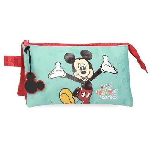 Joumma Bags, Disney Mickey Best Friends Together, Schulranzen, Kulturbeutel, aus Polyester, mehrere Fächer. von Disney