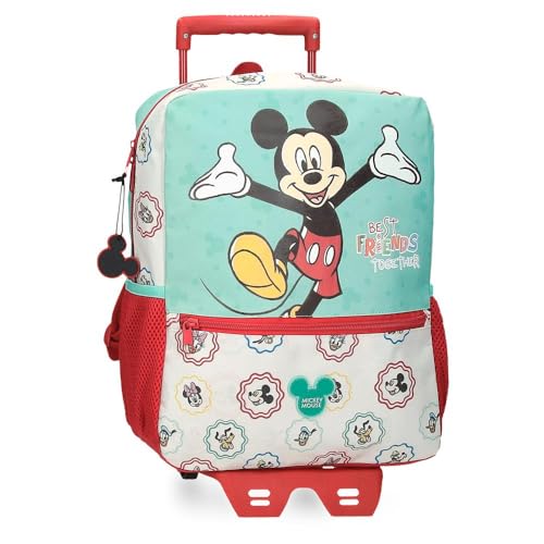 Disney Joumma Bags, Disney Mickey Best Friends Together, Schulrucksack, Kindergartenrucksack, aus Polyester, mit Tragegriff Oben, Breiten und verstellbaren Schulterriemen, Mehreren Taschen Disney Joumma Bags, Disney Mickey Best Friends Together, Schulrucksack, Kindergartenrucksack, aus Polyester, mit Tragegriff Oben, Breiten und verstellbaren Schulterriemen, Mehreren Taschen von Disney