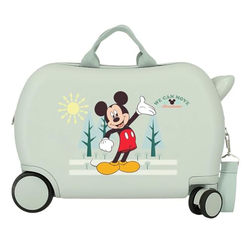 Joumma Disney Micky Mountain Kinderkoffer, Grün, 45 x 31 x 20 cm, starr, 1,8 kg, ABS-Seitenkombinationsverschluss, 1,8 kg, 27,9 l, Handgepäck, grün, Talla única, Kinderkoffer Joumma Disney Micky Mountain Kinderkoffer, Grün, 45 x 31 x 20 cm, starr, 1,8 kg, ABS-Seitenkombinationsverschluss, 1,8 kg, 27,9 l, Handgepäck, grün, Talla única, Kinderkoffer von Disney