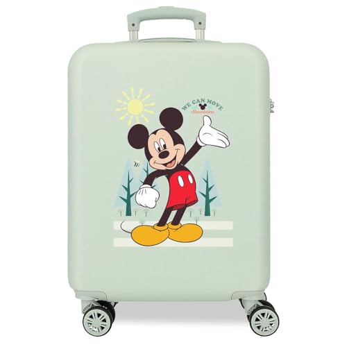 Joumma Disney Micky Mountains Kabinenkoffer, Grün, 38 x 55 x 20 cm, starr, 2 kg, 2 kg, 35 l, Handgepäck, grün, Talla única, Kabinenkoffer Joumma Disney Micky Mountains Kabinenkoffer, Grün, 38 x 55 x 20 cm, starr, 2 kg, 2 kg, 35 l, Handgepäck, grün, Talla única, Kabinenkoffer von Disney