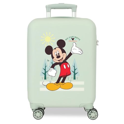 Joumma Disney Micky & Minnie, Kabinenkoffer, Grün, 33 x 50 x 20 cm, starr, 2 kg, 2 kg, 33 l, Handgepäck, grün, Talla única, Kabinenkoffer Joumma Disney Micky & Minnie, Kabinenkoffer, Grün, 33 x 50 x 20 cm, starr, 2 kg, 2 kg, 33 l, Handgepäck, grün, Talla única, Kabinenkoffer von Disney