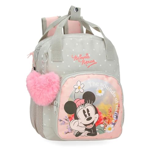 Joumma Disney Minnie, wild Natur, Vorschulrucksack, Grün, 23 x 28 x 10 cm, Polyester, 6,44 l, grün, Vorschule Rucksack von Disney