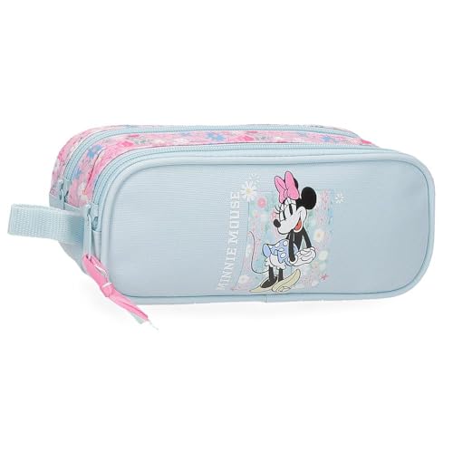 Joumma Disney Minnie Happy, Doppel-Federmäppchen, Blau, 23 x 9 x 7 cm, Polyester, blau, Talla única, Doppelmäppchen Joumma Disney Minnie Happy, Doppel-Federmäppchen, Blau, 23 x 9 x 7 cm, Polyester, blau, Talla única, Doppelmäppchen von Disney