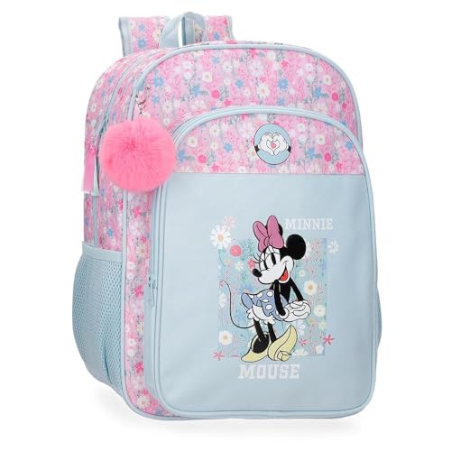 Joumma Disney Minnie Happy, Verstellbarer Rucksack, Blau, 30 x 40 x 13 cm, Polyester, 15,6 l, blau, Talla única, Anpassbarer Rucksack Joumma Disney Minnie Happy, Verstellbarer Rucksack, Blau, 30 x 40 x 13 cm, Polyester, 15,6 l, blau, Talla única, Anpassbarer Rucksack von Disney