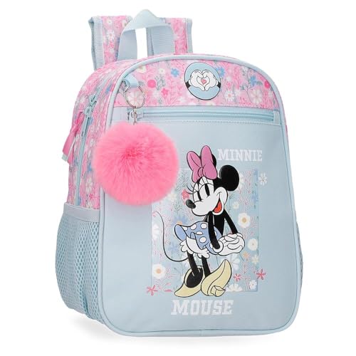 Joumma Disney Minnie Happy, anpassbarer Rucksack, Blau, 23 x 28 x 10 cm, Polyester, 6,44 l, blau, Talla única, Anpassbarer Rucksack Joumma Disney Minnie Happy, anpassbarer Rucksack, Blau, 23 x 28 x 10 cm, Polyester, 6,44 l, blau, Talla única, Anpassbarer Rucksack von Disney