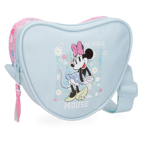Joumma Disney Minnie Happy Umhängetasche, Blau, 17 x 14,5 x 4 cm, Polyester, 1,7 l, blau, Talla única, Umhängetasche Joumma Disney Minnie Happy Umhängetasche, Blau, 17 x 14,5 x 4 cm, Polyester, 1,7 l, blau, Talla única, Umhängetasche von Disney