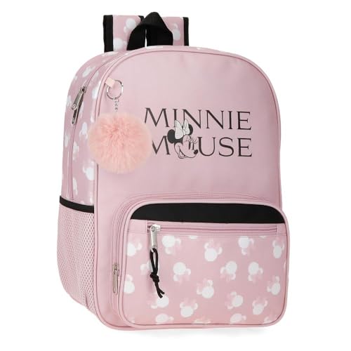 Joumma Disney Minnie Heads Schulrucksack, Rosa, 30 x 38 x 12 cm, Polyester, 13,68 l, Rosa, Talla única, Schulrucksack Joumma Disney Minnie Heads Schulrucksack, Rosa, 30 x 38 x 12 cm, Polyester, 13,68 l, Rosa, Talla única, Schulrucksack von Disney