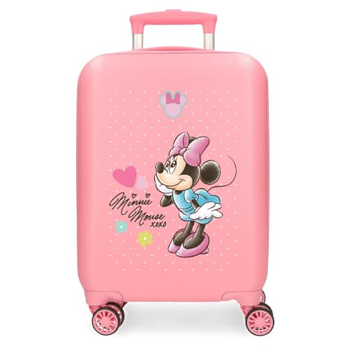 Disney Joumma Bags, Minnie Imagine, Kabinenkoffer, Kinderkoffer, aus ABS, einem Material, Vier multidirektionale Doppelrollen, seitlicher Kombinationsverschluss., Rosa, Koffer Disney Joumma Bags, Minnie Imagine, Kabinenkoffer, Kinderkoffer, aus ABS, einem Material, Vier multidirektionale Doppelrollen, seitlicher Kombinationsverschluss., Rosa, Koffer von Disney