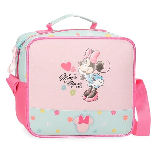 Disney Joumma Minnie Imagine Umhängetasche, Rosa, 23 x 20 x 9 cm, Polyester, L, Rosa, Umhängetasche von Disney