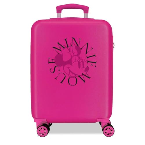 Joumma Disney Minnie-Linie Kabinenkoffer, Rosa, 38 x 55 x 20 cm, starr, 2 kg, 2 kg, 35 l, Handgepäck, Rosa, Talla única, Kabinenkoffer Joumma Disney Minnie-Linie Kabinenkoffer, Rosa, 38 x 55 x 20 cm, starr, 2 kg, 2 kg, 35 l, Handgepäck, Rosa, Talla única, Kabinenkoffer von Disney