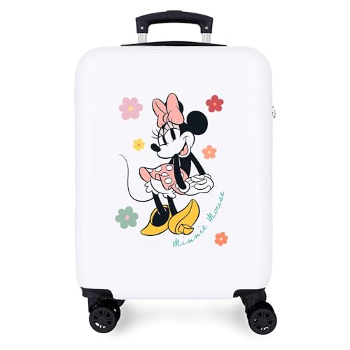 Joumma Disney Minnie & Friends, Kabinenkoffer, weiß, 38 x 55 x 20 cm, starr, 2 kg, 2 kg, 35 l, Handgepäck, weiß, Talla única, Kabinenkoffer Joumma Disney Minnie & Friends, Kabinenkoffer, weiß, 38 x 55 x 20 cm, starr, 2 kg, 2 kg, 35 l, Handgepäck, weiß, Talla única, Kabinenkoffer von Disney