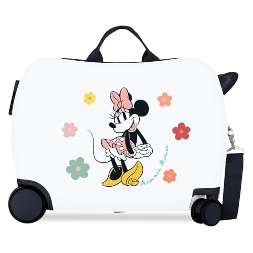 Joumma Disney Minnie & Friends Kinderkoffer, weiß, 50 x 38 x 20 cm, starr, 1,8 kg, ABS-Seitenkombinationsverschluss, 1,8 kg, 38 l, Handgepäck, weiß, Talla única, Kinderkoffer Joumma Disney Minnie & Friends Kinderkoffer, weiß, 50 x 38 x 20 cm, starr, 1,8 kg, ABS-Seitenkombinationsverschluss, 1,8 kg, 38 l, Handgepäck, weiß, Talla única, Kinderkoffer von Disney