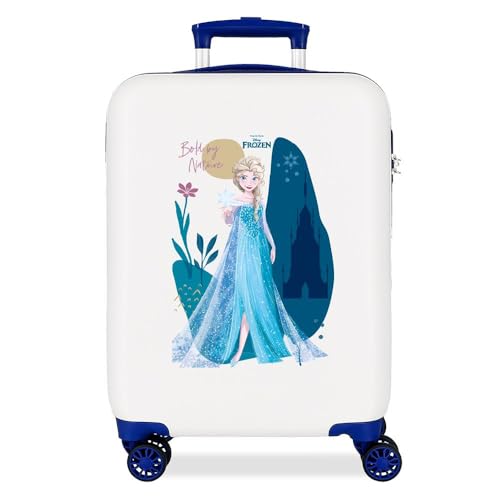 Joumma Disney Nature is Magical - Die Eiskönigin II Kabinenkoffer, weiß, 38 x 55 x 20 cm, starr, 2 kg, 2 kg, 35 l, Handgepäck, weiß, Talla única, Kabinenkoffer Joumma Disney Nature is Magical - Die Eiskönigin II Kabinenkoffer, weiß, 38 x 55 x 20 cm, starr, 2 kg, 2 kg, 35 l, Handgepäck, weiß, Talla única, Kabinenkoffer von Disney