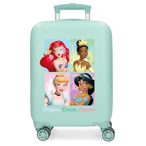 Joumma Disney Princess Kabinenkoffer, blau, 33 x 50 x 20 cm, starr, 2 kg, 2 kg, 33 l, Handgepäck, blau, Talla única, Kabinenkoffer Joumma Disney Princess Kabinenkoffer, blau, 33 x 50 x 20 cm, starr, 2 kg, 2 kg, 33 l, Handgepäck, blau, Talla única, Kabinenkoffer von Disney