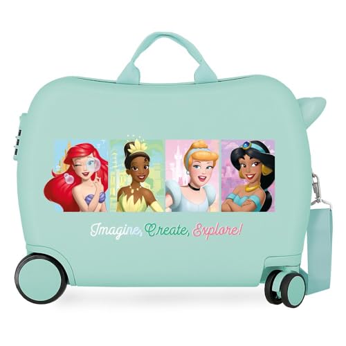 Joumma Disney Princess Kinderkoffer, Blau, 50 x 38 x 20 cm, starr, 1,8 kg, seitlicher Kombinationsverschluss, ABS, 1,8 kg, 38 l, Handgepäck, blau, Talla única, Kinderkoffer Joumma Disney Princess Kinderkoffer, Blau, 50 x 38 x 20 cm, starr, 1,8 kg, seitlicher Kombinationsverschluss, ABS, 1,8 kg, 38 l, Handgepäck, blau, Talla única, Kinderkoffer von Disney