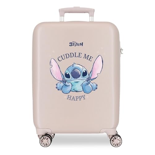 Joumma Disney Stitch Cuddle Me Happy, Kabinenkoffer, 0, 38 x 55 x 20 cm, starr, 2 kg, 2 kg, 35 l, Handgepäck, Beige, Talla única, Kabinenkoffer Joumma Disney Stitch Cuddle Me Happy, Kabinenkoffer, 0, 38 x 55 x 20 cm, starr, 2 kg, 2 kg, 35 l, Handgepäck, Beige, Talla única, Kabinenkoffer von Disney