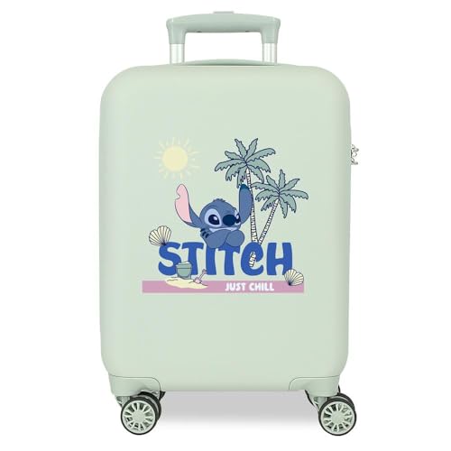 Joumma Disney Stitch Just Chill Kabinenkoffer, Grün, 33 x 50 x 20 cm, starr, 2 kg, 2 kg, 33 l, Handgepäck, grün, Talla única, Kabinenkoffer Joumma Disney Stitch Just Chill Kabinenkoffer, Grün, 33 x 50 x 20 cm, starr, 2 kg, 2 kg, 33 l, Handgepäck, grün, Talla única, Kabinenkoffer von Disney