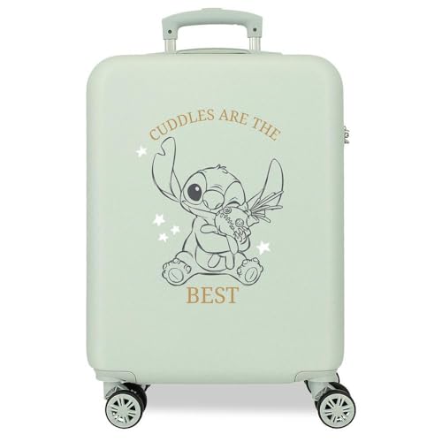 Joumma Disney Stitch Kabinenkoffer, Grün, 38 x 55 x 20 cm, starr, 2 kg, seitlicher Kombinationsverschluss, ABS, 2 kg, 35 l, Handgepäck, grün, Talla única, Kabinenkoffer Joumma Disney Stitch Kabinenkoffer, Grün, 38 x 55 x 20 cm, starr, 2 kg, seitlicher Kombinationsverschluss, ABS, 2 kg, 35 l, Handgepäck, grün, Talla única, Kabinenkoffer von Disney