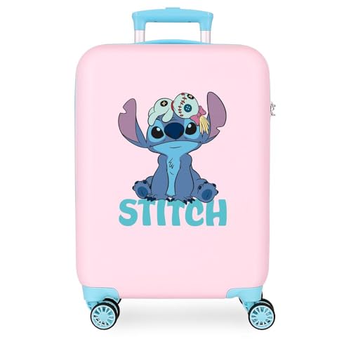 Joumma Disney Stitch Kabinenkoffer, Rosa, 38 x 55 x 20 cm, starr, 2 kg, seitlicher Kombinationsverschluss, ABS, 2 kg, 35 l, Handgepäck, Rosa, Talla única, Kabinenkoffer Joumma Disney Stitch Kabinenkoffer, Rosa, 38 x 55 x 20 cm, starr, 2 kg, seitlicher Kombinationsverschluss, ABS, 2 kg, 35 l, Handgepäck, Rosa, Talla única, Kabinenkoffer von Disney