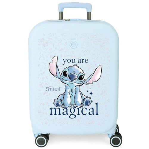 Disney Joumma Bags Stitch You Are Magical Cabin Suitcases, Set aus ABS, EIN langlebiges und leichtes Material, Kombination mit Reißverschluss an der Seite, Are Magical, Erweiterbarer Koffer Disney Joumma Bags Stitch You Are Magical Cabin Suitcases, Set aus ABS, EIN langlebiges und leichtes Material, Kombination mit Reißverschluss an der Seite, Are Magical, Erweiterbarer Koffer von Disney