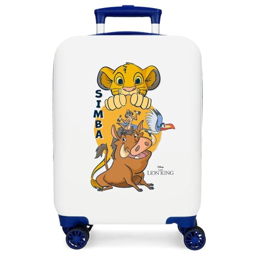 Joumma Disney The Lion Kabinenkoffer, weiß, 33 x 50 x 20 cm, starr, 2 kg, seitlicher Kombinationsverschluss, ABS, 2 kg, 33 l, Handgepäck, weiß, Talla única, Kabinenkoffer Joumma Disney The Lion Kabinenkoffer, weiß, 33 x 50 x 20 cm, starr, 2 kg, seitlicher Kombinationsverschluss, ABS, 2 kg, 33 l, Handgepäck, weiß, Talla única, Kabinenkoffer von Disney