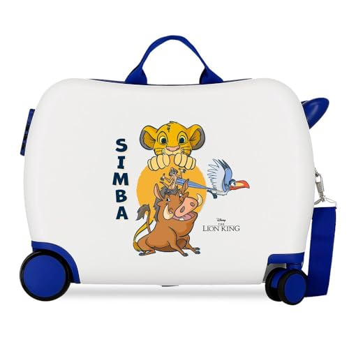 Joumma Disney The Lion King Kinderkoffer, weiß, 50 x 38 x 20 cm, starr, 1,8 kg, ABS-Seitenkombinationsverschluss, 1,8 kg, 38 l, Handgepäck, weiß, Talla única, Kinderkoffer Joumma Disney The Lion King Kinderkoffer, weiß, 50 x 38 x 20 cm, starr, 1,8 kg, ABS-Seitenkombinationsverschluss, 1,8 kg, 38 l, Handgepäck, weiß, Talla única, Kinderkoffer von Disney