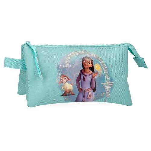 Joumma Disney Wish Dreamer Dreifach-Federmäppchen, Blau, 22 x 12 x 5 cm, Polyester, 1,32 l, blau, Talla única, Dreifachmäppchen Joumma Disney Wish Dreamer Dreifach-Federmäppchen, Blau, 22 x 12 x 5 cm, Polyester, 1,32 l, blau, Talla única, Dreifachmäppchen von Enso