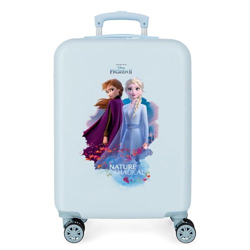 Disney Frozen Die Eiskönigin Nature is magical Kabinenkoffer Blau 37x55x20 cms Hartschalen ABS Kombinationsschloss 32L 2,5Kgs 4 Doppelräder Handgepäck Disney Frozen Die Eiskönigin Nature is magical Kabinenkoffer Blau 37x55x20 cms Hartschalen ABS Kombinationsschloss 32L 2,5Kgs 4 Doppelräder Handgepäck von Disney