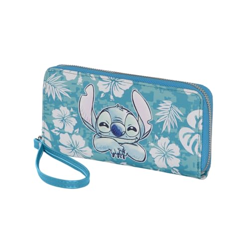 Lilo und Stitch Aloha-Unverzichtbare Geldbörse, Blau, 19 x 10 cm von Disney