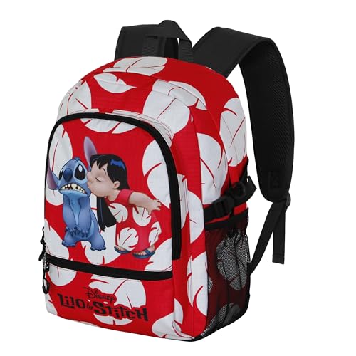 Lilo und Stitch Kiss-Fan Fight Rucksack 2.2, Rot, 31 x 44 cm, Kapazität 24 L Lilo und Stitch Kiss-Fan Fight Rucksack 2.2, Rot, 31 x 44 cm, Kapazität 24 L von Disney