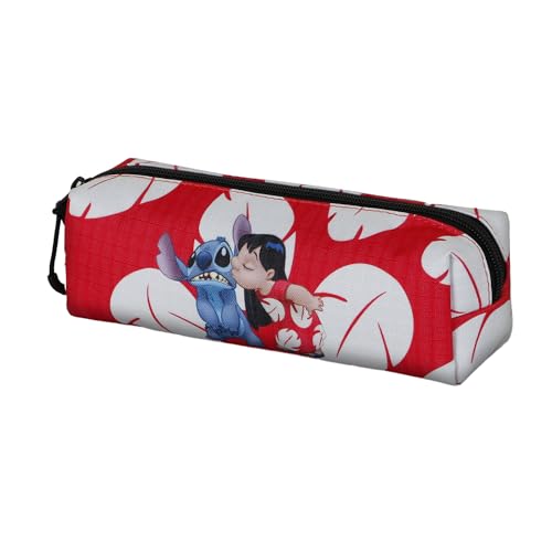 Lilo und Stitch Kiss-Fan Quadrat Federmäppchen 2.2, Rot, 22 x 9 cm Lilo und Stitch Kiss-Fan Quadrat Federmäppchen 2.2, Rot, 22 x 9 cm von Disney