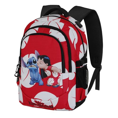 Disney Lilo und Stitch Kiss-Plus Running Rucksack, Rot, 34 x 46 cm, Kapazität 32 L Disney Lilo und Stitch Kiss-Plus Running Rucksack, Rot, 34 x 46 cm, Kapazität 32 L von Disney