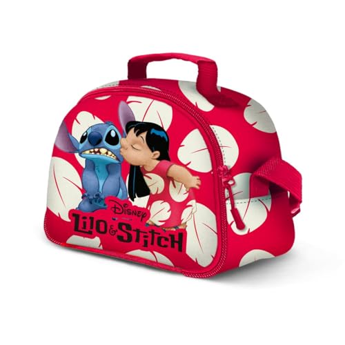 Lilo und Stitch Kiss-Thermal Lunch Bag Frühstückstasche, Rot Lilo und Stitch Kiss-Thermal Lunch Bag Frühstückstasche, Rot von Disney