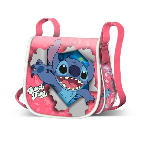 Lilo und Stitch Thing-Mini Muffin Schultertasche, Rosa, 16,5 x 16,5 cm Lilo und Stitch Thing-Mini Muffin Schultertasche, Rosa, 16,5 x 16,5 cm von Disney
