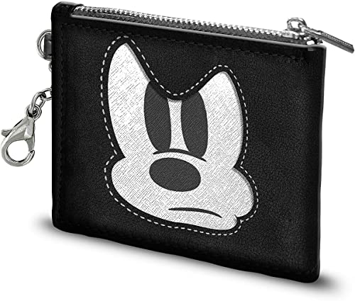 Micky Maus Angry-Geldbörse & Karteninhaber, Schwarz, 11 x 9 cm von Disney