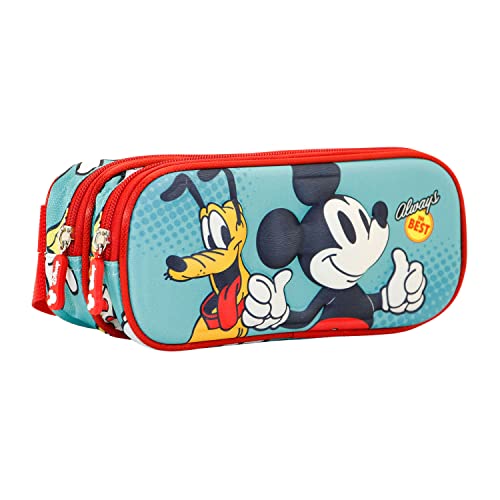 Micky Maus Best-3D Doppelfedermäppchen, Grün Micky Maus Best-3D Doppelfedermäppchen, Grün von Disney