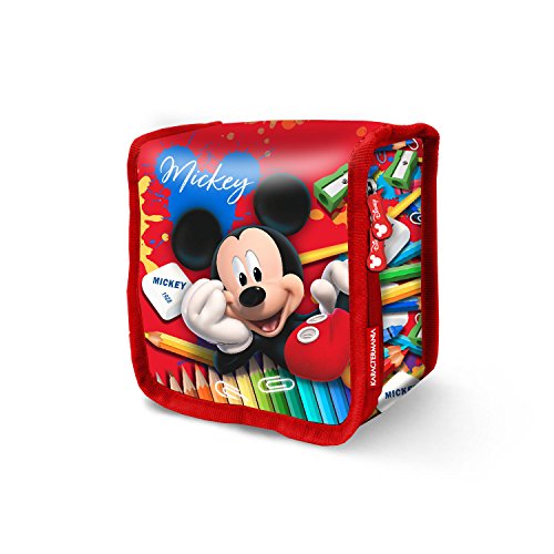 Micky Maus Crayons-Thermische Snacktasche, Rot von Disney