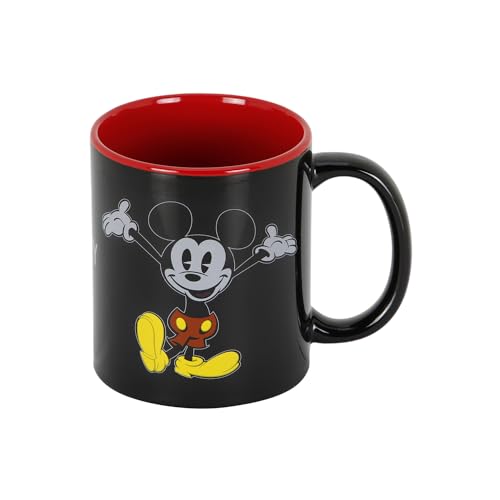 Micky Maus Face-Becher, Schwarz, 13 x 9,5 cm Micky Maus Face-Becher, Schwarz, 13 x 9,5 cm von Disney